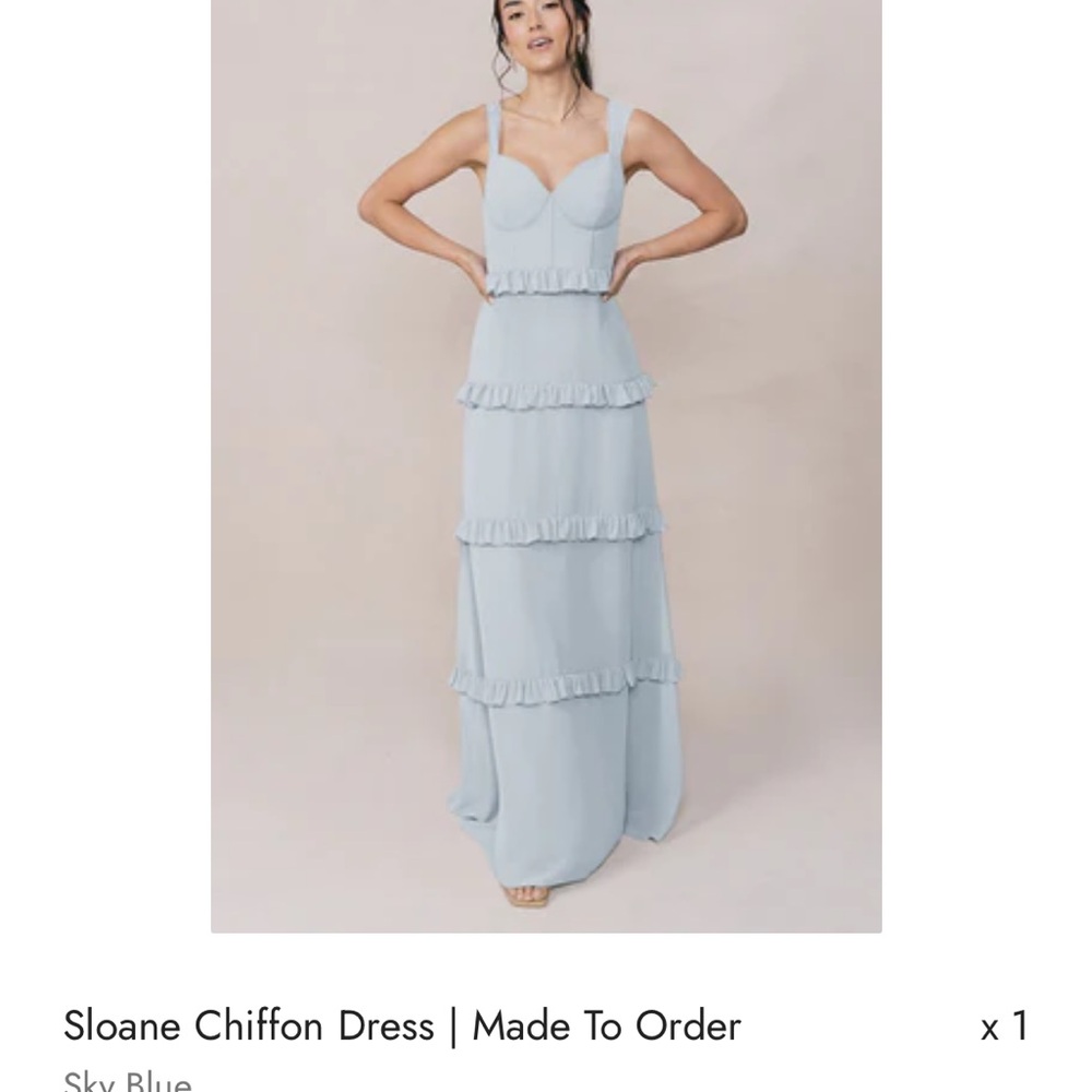 Revelry Sky Blue Maxi Dress